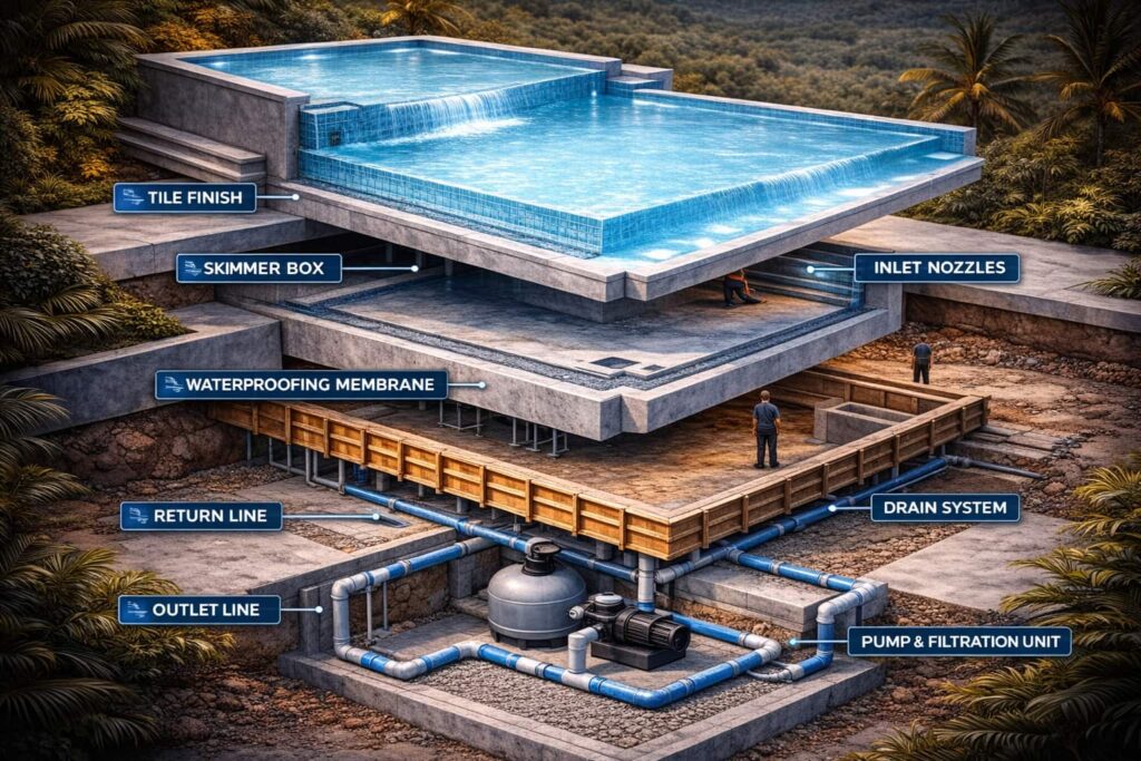 Trnqluxe Global || India's No.1 Pool Construction Company